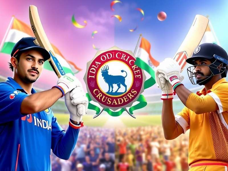 India ODI Cricket Crusaders Game Cover